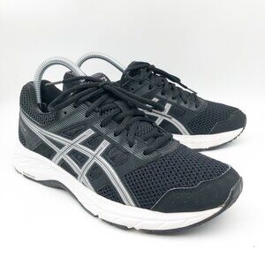 ASICS Gel-Contend 5 Black Athletic Running Shoes Trainers Sneakers Womens 8.5
